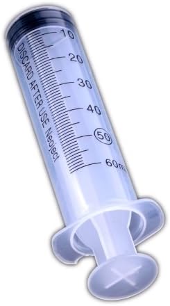 Ostart 60ml Plastic Disposable Syringe Terumo for Measuring Hydroponics Nutrient Kit
