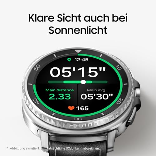 Samsung Galaxy Watch8 Classic Smartwatch, Fitness-Uhr und Fitness Tracker, Hybrid Band und Wearable Display, Drehbare Lünette… – Ansicht 9