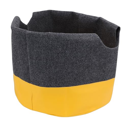 Bolsa Túnel para Gatos de interior con alfombra de juego gris 3