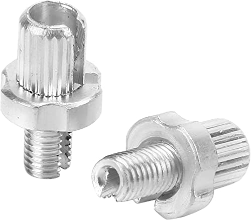 M7 Bicycle Brake Lever Adjusters 2pcs Brake Lever Barrel Handle Lever Adjusting Screws Fastener Silver Aluminium Alloy for Road Mountain Bikes Convenient Design