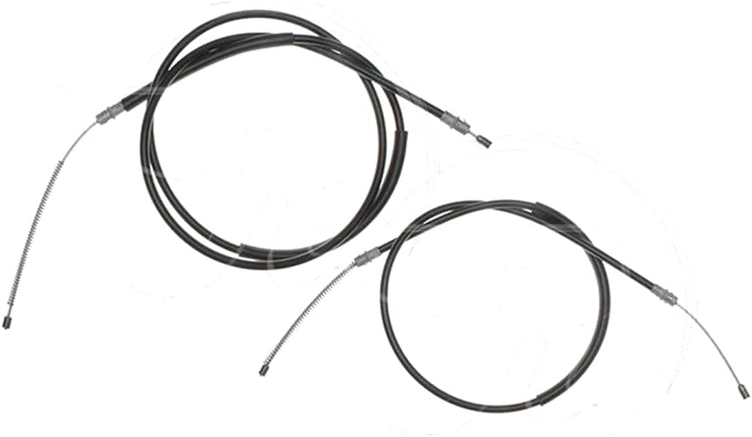2Pcs Emergency Parking Brake Cable Replacement - Rear Left and Right for Ford Bronco 1996 1995 1994 1993 1992 for Ford F-150 1996 1995 1994 1993 1992