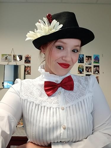 Womens Vintage Victorian Pleated Button Down Shirt Long Sleeve Stretch Blouse