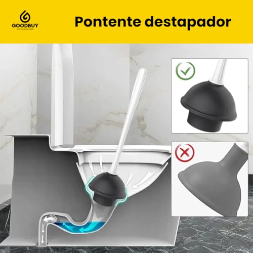 La Mejor Lista de Desatascadores y portadesatascadores de inodoro los más recomendados. 21 Imagen adicional