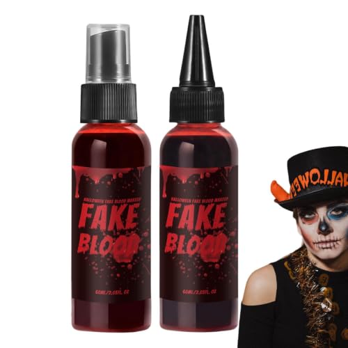 Sangre Falsa Líquido Lavable Realista De Aterrador