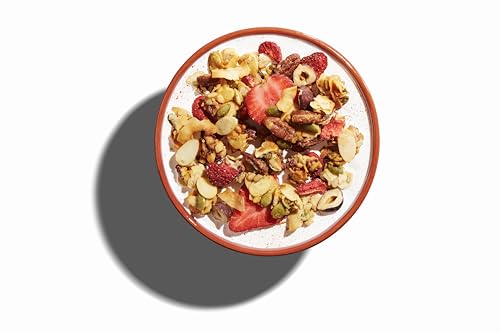 Nutrail LKGRAN011 Nut Granola Cereal, Vanilla Strawberry, No Sugar Added, Keto, Low Carb, Gluten Free, Grain Free, Healthy Breakfast 8 Oz. 1 Count thumb #3