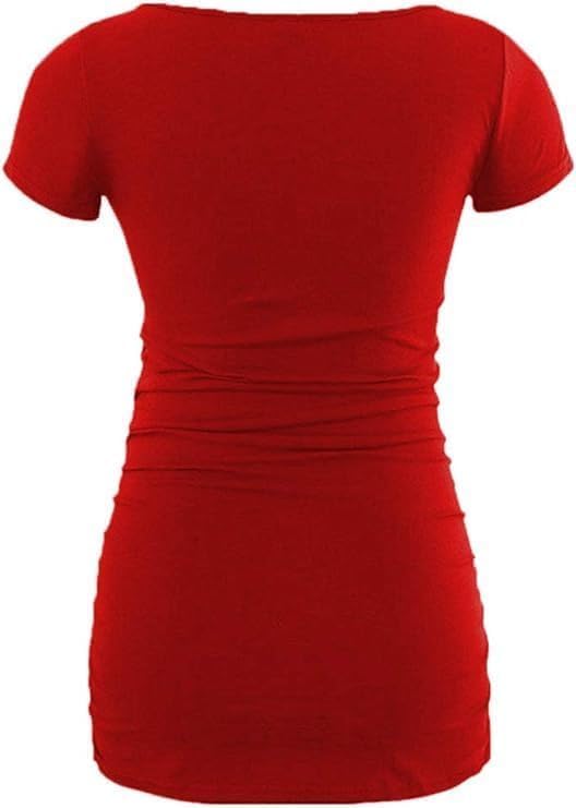 Maternity T-Shirts for Women Short Sleeve Pregnancy Shirts Bump Friendly Tops Maternity Tops Mama Tshirt Pregnancy Essentials - Image 5