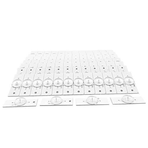 DECDEAL 100 PCS 3V SMD Lamp Beads com lente óptica Fliter para 32-65 LED TV Reparação Led Light Stri