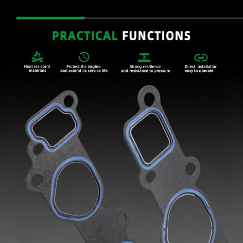 Image of Intake Manifold Gasket Set, for Lexus ES330 2004-2006, for RX330 2004-2006, for RX400h 2006-2008, for Toyota Camry /Highlander /Sienna /Solara, 2004-2010, 3.3L, OE, MS927661, 037-6181, IG953