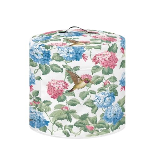 Image of Cozeyat Floral Rooster Appliance Cover Dust Cover for 6 Quart,Electric Pressure Cooker Rice cooker,Air Fryer and Crock Pot, Machine Washable