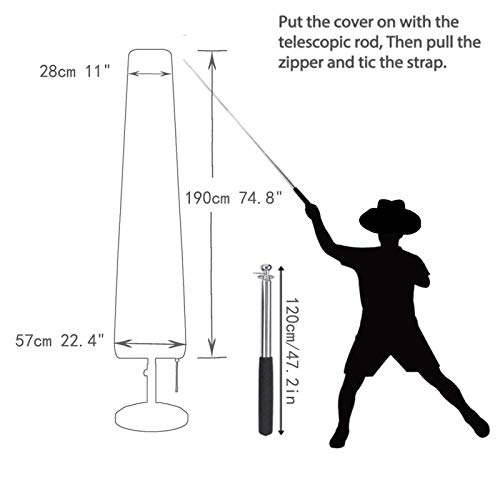 Review de Fundas Impermeables para Sombrilla para comprar hoy. 5 Imagen adicional