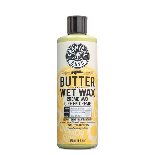 Chemical Guys Butter Wet Wax, Deep Wet Shine for Cars, Trucks, SUVs, RVs & More, 473 ml