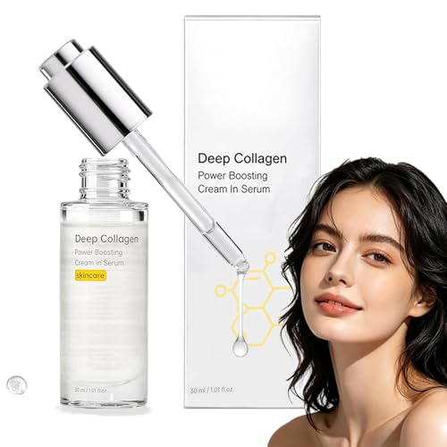 TKGEOUE Maison Deep Collagen SerumMaison Cosmetics Kollagen Serum Anti-Aging Serum zur Glättung Feiner Linien & Falten - Straffend und Feuchtigkeitsspendend Skincare Serum für Alle Hauttypen (B-1)