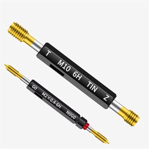 1PCS 6H Tin-Coating Thread Gauge M1 M 2M3 M4 M5 M6 Measuring Tool M7 M8 M9 M10 M12(M1.6X0.35) miniatura 1