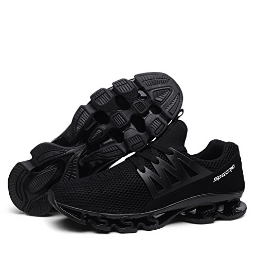 Zapatillas Deportivas Hombre Sport Mesh Slip en Transpirable Trail Runners Zapatillas de Deporte Athletic Springblade Walking Zapatillas Grandes