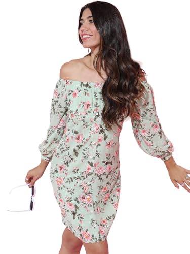 Image of Tokyo Talkies Women's Dresses for Women | Floral Print | Short Dress | Strap Sleeves | Elegant & Trendy | Western
