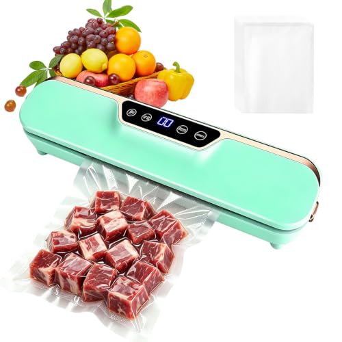 Oskuglin Máquina Envasadora 120W, 4 Modos & Doble Sellado, 50 Bolsas