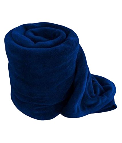 RS Quality Fleece Single Polar Fleece Plain Blanket (Multicolour)