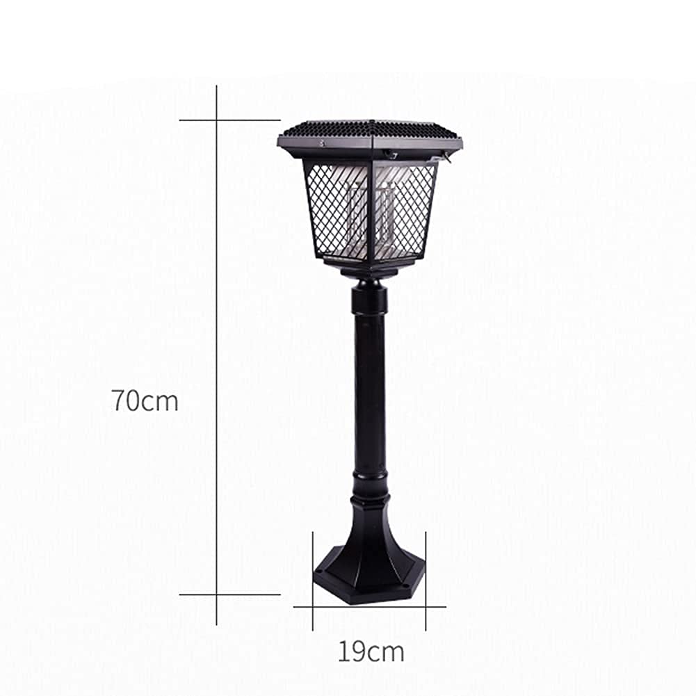 Lampada solare antizanzare, lampada antimosche elettrica ad energia solare, impermeabile ricaricabile con lampada da campeggio, antizanzare, zapper antimosche, scacciamosche per interni ed esterni