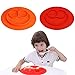 Piastra In Silicone Per Bambini - Miotlsy Piattino Per Bambini In Silicone Per Bambini Ciotola Per Bambini Con Ventosa Antiscivolo E Antiscivolo (Rosso/Arancio)