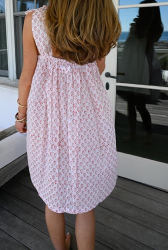 Image of Women Floral Tie Shoulder Mini Dress Cute Square Neck Loose Fit Beach Short Dress Backless Boho Vocation Sundress