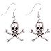 YAZILIND Cool Skull Human Skeleton Ear Wire Hook Dangle Earrings