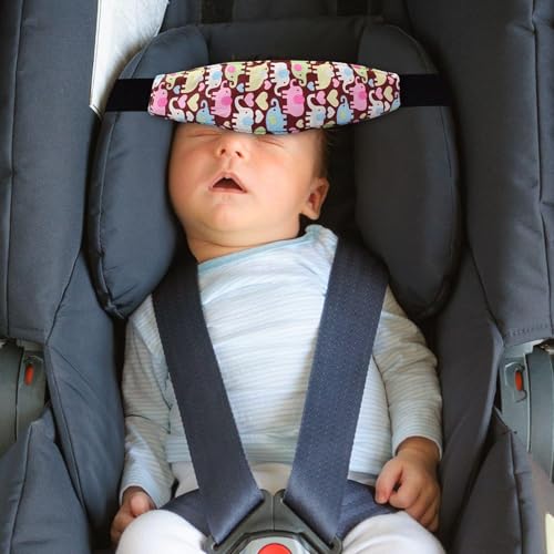 4 Stück Kindersitz Festes Kopfband, Am Kopf Montierter Auto-Kindersitz, Kopfschutz Für Baby, Kindersitz-Kopfstütze Zum Schlafen, Auto-Kindersitzhalterung