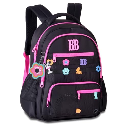 Mochila Rebecca Bonbon Bolsa Escolar Costas Juvenil Original Preto