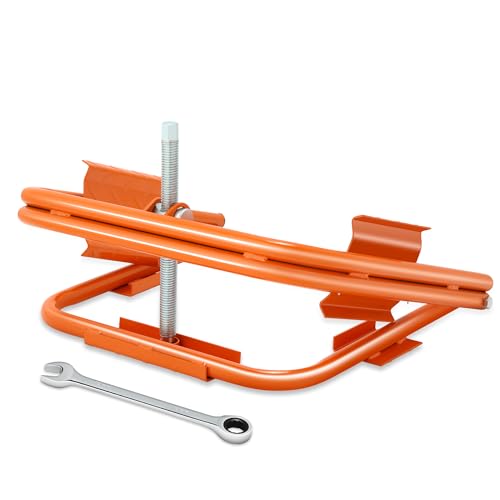 DNA Motoring Light Trailer RV Tire Leveler Maximum Bearing up to 551.1 lbs Fits Most 13 14 15 inch Wheels for RV Trailer Truck Camper Leveling Orange TOOLS-00708