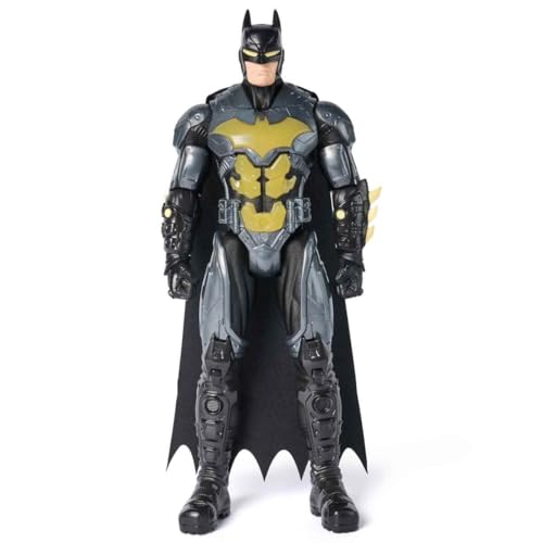DC Comics - Figurine Batman Furtif Deluxe 30 Cm - Figurine Articulée - Créez Vos Propres Combats Masqués - Super Héros - 24 Effets Sonores & Lumineux - Jouet À Collectionner - Jouet Enfant 4 Ans Et +