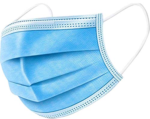 10PCS Thick 3-Ply Face Shield with Elastic Ear Loop Cover Full Face Anti-Dust