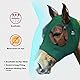 Harrison Howard Super Comfort Stretchy Fly Mask Large Eye Space with UV Protection Soft on Skin with Breathability Dunkelgrün (L)