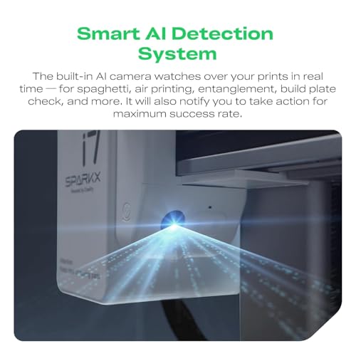 Image of Creality SPARKX i7 Combo 3D Printer with 4 Color Printing, AI Camera Monitoring, Auto Bed Leveling, 500mm /s High Speed, 260x260x255mm Build Volume, Smart Desktop 3D Printer for Office & Professionals