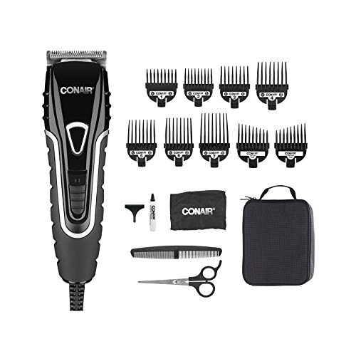 Conair Barber Hair Clippers, Barbershop Series No-Slip Grip 20-Piece Hair Cutting Kit #1