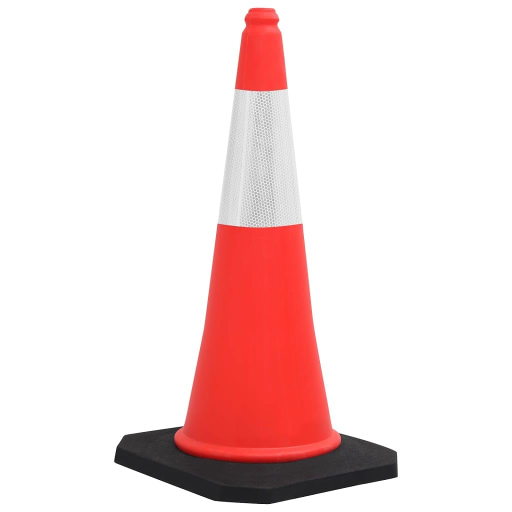 Cônes de Signalisation Lot de 10, Cône de Sécurité Cône d'avertissement réfléchissants à Base Lourde 10 pcs 75cm