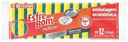 EsfreBom - Esponja Multiuso Abrasiva, Embalagem Econômica Leve 12...