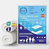 OOHHH!! Confort - 2 Empapadores Cama Adulto Lavable 90x85 cm con Alas 50 cm, Protector Colchón