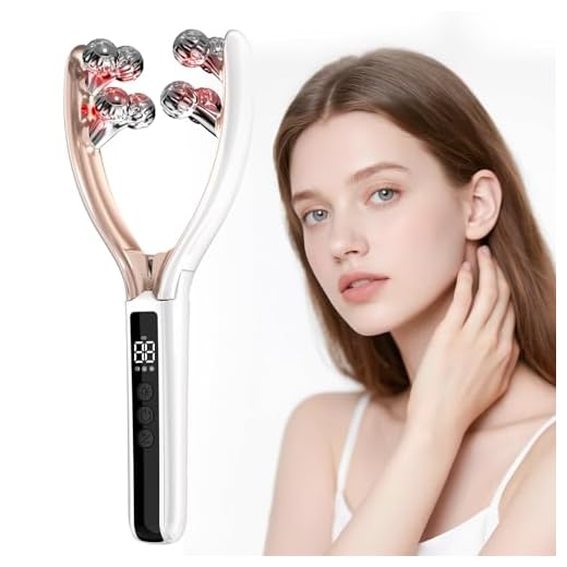 Doge&Vollar Facial Massager Face and Neck | Shaper & Slimmer for Women | Korean Skin Care | Lymphatic Contour Face Brush Face Roller Lymphatic Drainage | Rechargeable for Home & Travel Use