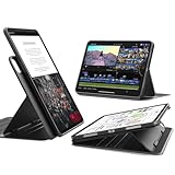 ESR für iPad Pro 13 Hülle M5/M4 (2025/2024), Drehbare Hülle mit Abnehmbarer Magnetabdeckung, Ständer im Hoch-/Querformat, 9 Standwinkel, Shift Serie, Schwarz