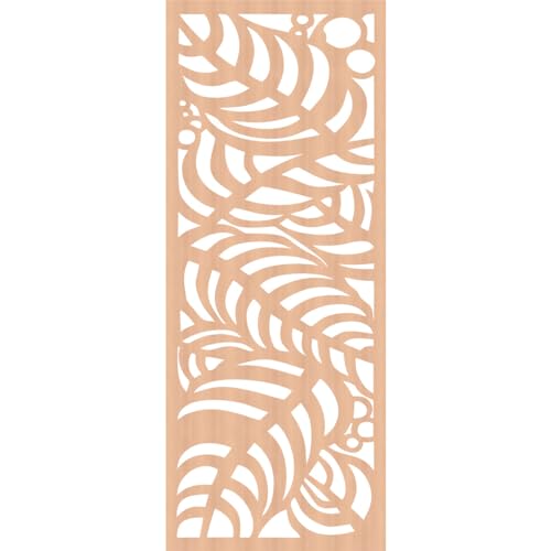 Image of 31 3 /8 inchW x 79 3 /8 inchH x 3 /8 inchT Mills Decorative Fretwork Wood Wall Panels, Alder