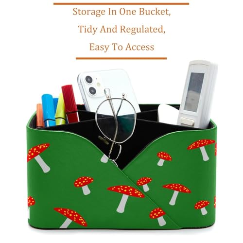 Organiseur de bureau champignon à 4 compartiments pour crayons