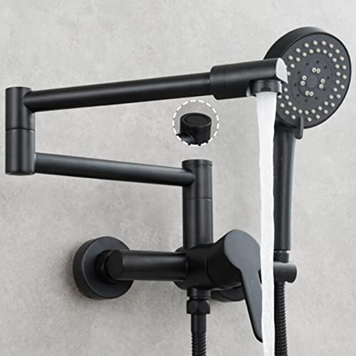 Robinet de baignoire en laiton pliable contre le manque de place