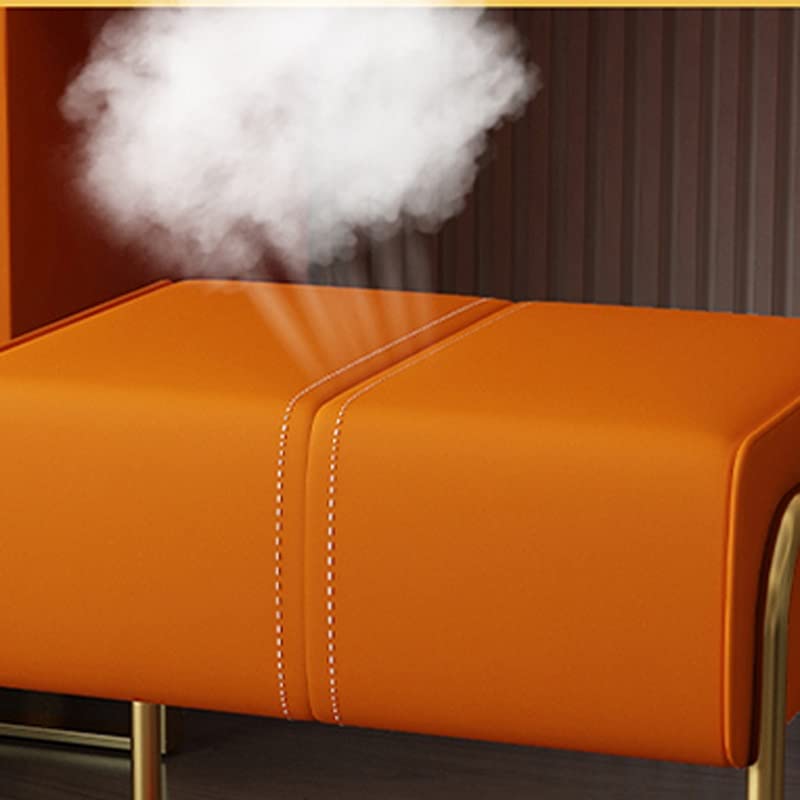 Repose-Pieds Bas Blanc, Tabouret de Salon et Meuble d'Hôtel - 5