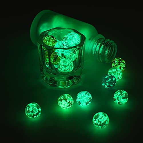 48 Pieces Marbles Glow In The Dark Marbles For Kids Mixed Colors Luminous Glass Marbles Runs For Kids Marble Games Diy And Home Decoration (1 Cm/ 0.4 Inch) #TOP4