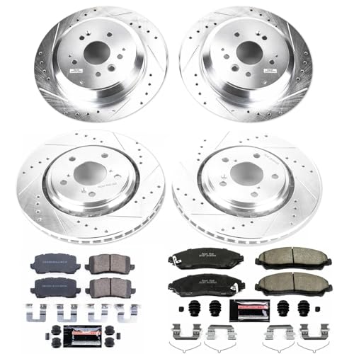 Image of PowerStop Z23 Performance Brake Pad & Rotor Kit Front & Rear K7922