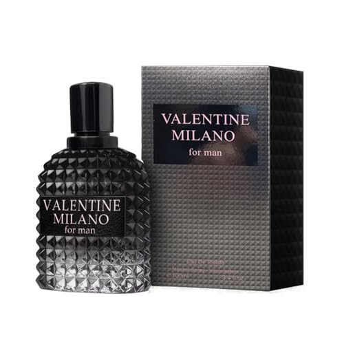 AFLUXE Men's Cologne Valentine Milano Eau De Toilette Natural Body Spray Perfume Long Lasting Fragrance 3.4 Fl Oz Daily Used