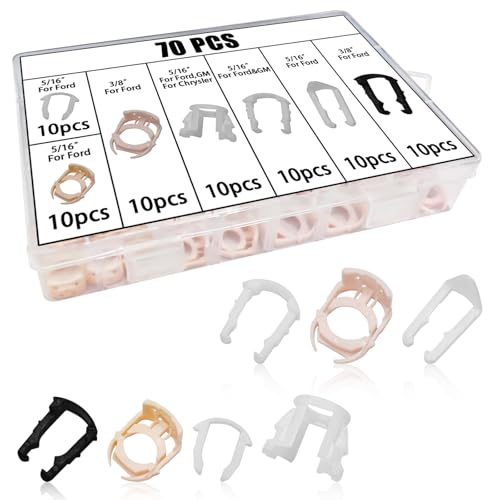 HHZL Fuel Line Retainer Clips, 3/8