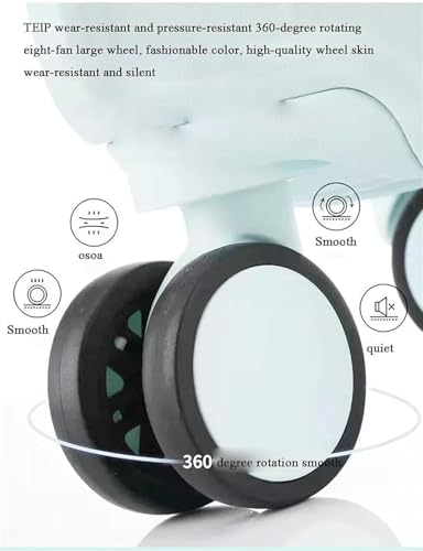 2-Piece Travel Suitcase Set with 22'' Hardshell Carry-On and 14'' Cosmetic Case, Built-In 3-Digit Combination Lock, 360° Spinner Wheels, Durable & Stylish3