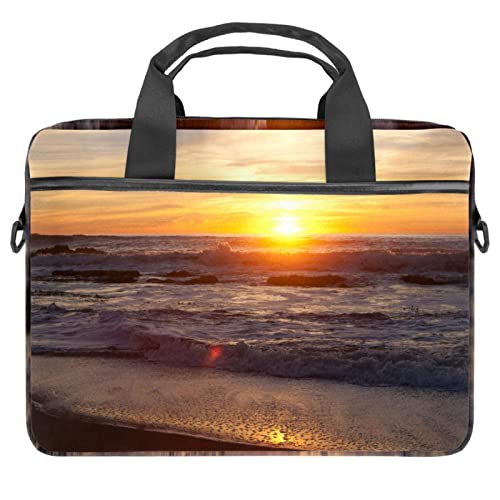 Sacoche ordinateur 13.3 pouces Plage Sunset pour vos sessions de travail en terrasse