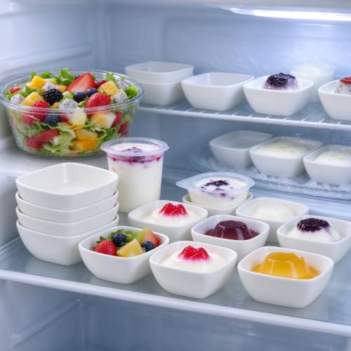 MALACASA Snackschale, MINI Dessertschalen 12er Set, 170ml Porzellan,Ø 10 cm – Ansicht 5