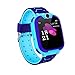 Zeerkeer Reloj Inteligente para Niños,La Musica Smart Watch Phone para niños de 3-12 años Niñas con cámara Ranura para Tarjeta SIM Juego de Pantalla táctil Smartwatch Niños Regalo (Azul)